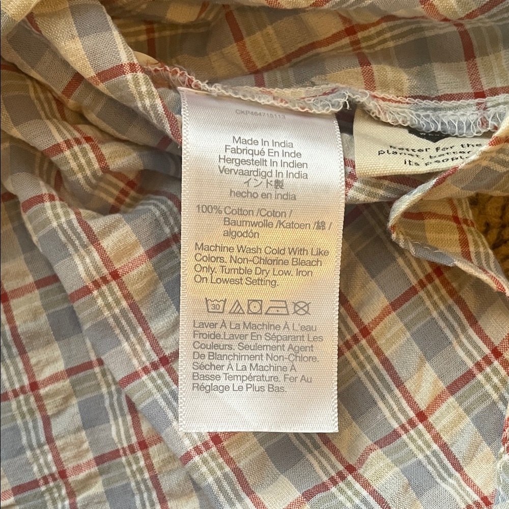 Madewell Short-Sleeve Plaid Button-Down Shirt - Picture 4 of 4